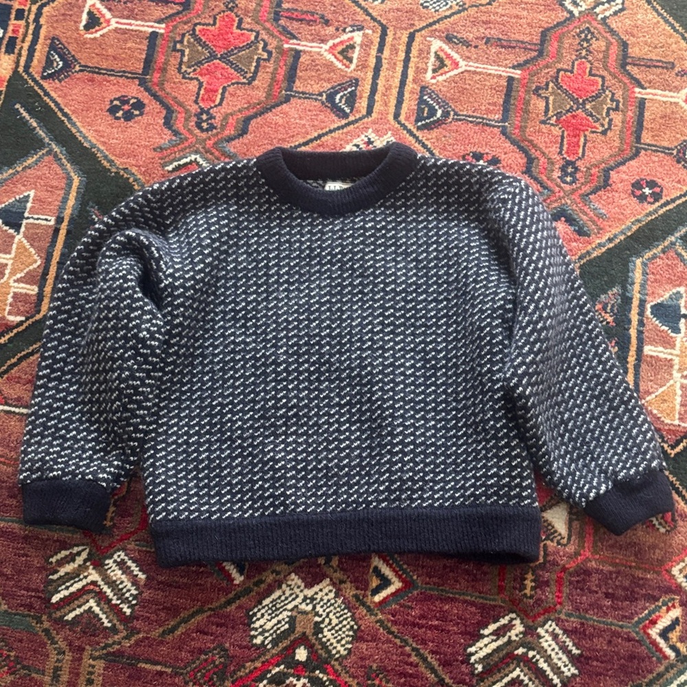 Vintage L.L Bean Norwegian Birdseye Fisherman Sweater
